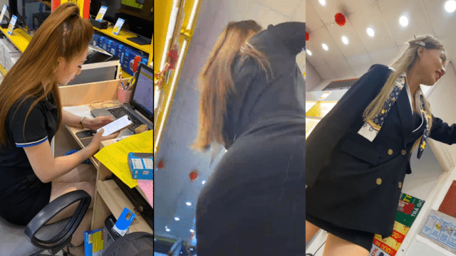 Quay lén nhân viên TGDD cực xinh chân dài - iditeytn.sbs